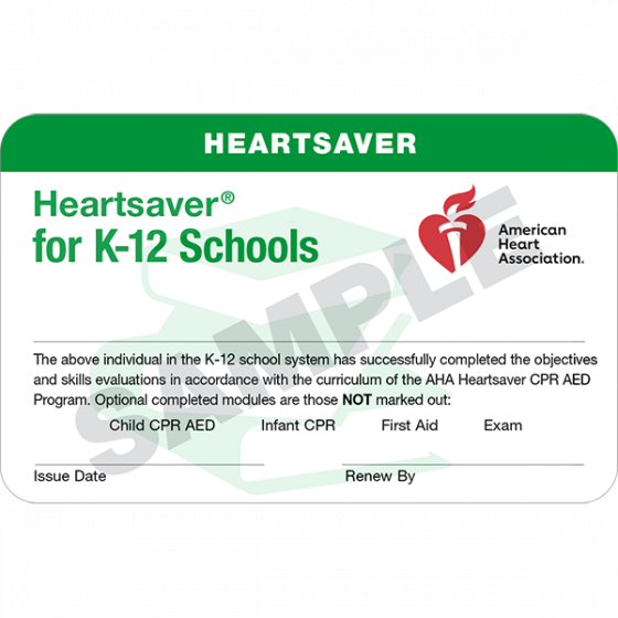 Heartsaver for K-12 Schools